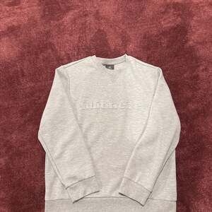 H&M Gray Embossed 'huittreize' Graphic Sweatshirt, Size M